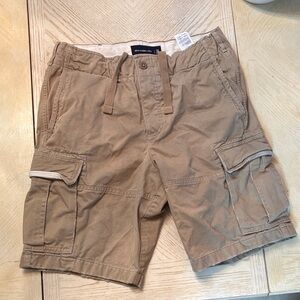 Abercrombie & Fitch Men's khaki Cargo Shorts